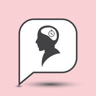 Ekibimizi insan kafası. vektör simgesi