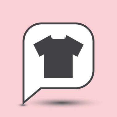 T-shirt web simge vektör.