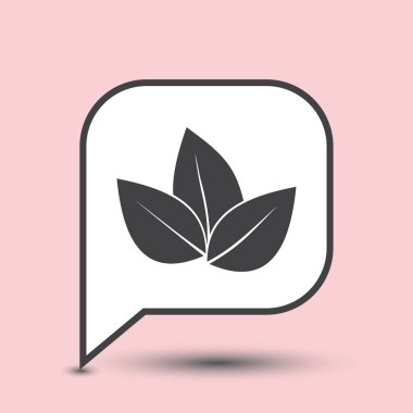 Yaprak simgesi web tasarım Eko