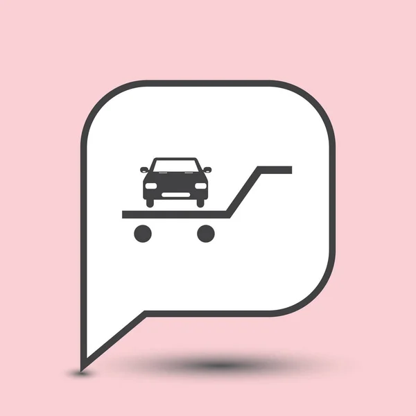 Cartoon personaggio, auto nel carrello vettore eps10 — Vettoriale Stock
