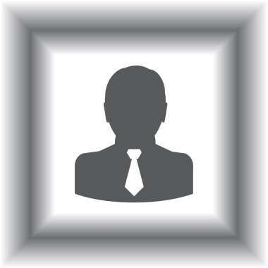 Adam simge vektör. Web Tasarım