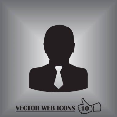 Adam simge vektör. Web Tasarım