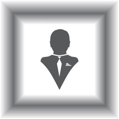 Adam simge vektör. Web Tasarım