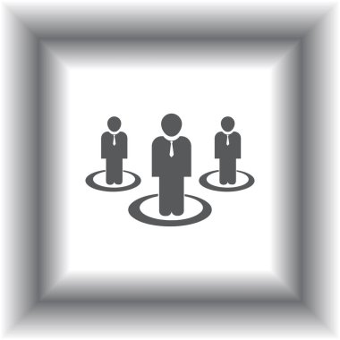 insanlar vektör web simgesi