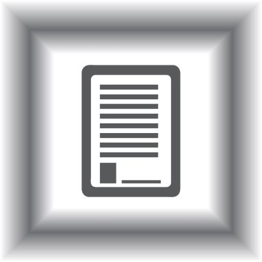 Belge web tasarımı simgesi