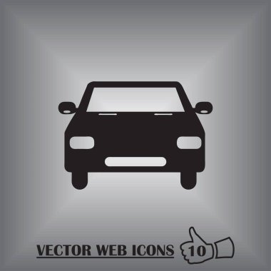 vektör araba web simgesi