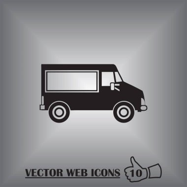 vektör araba web simgesi