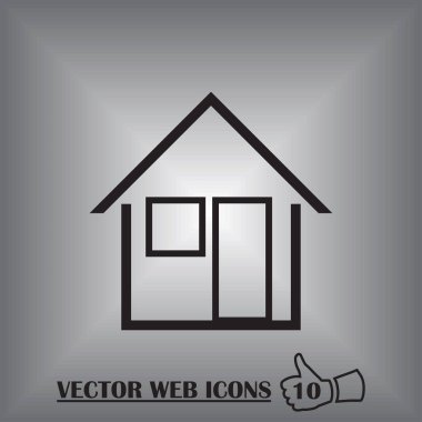 House vektör web simgesi