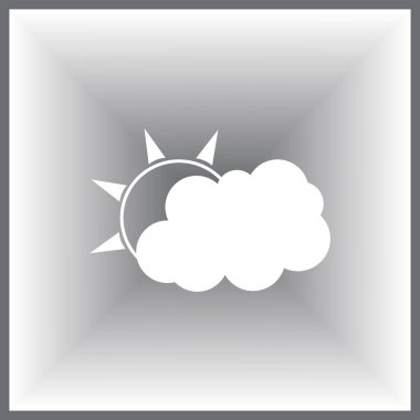 Güneş bulut web simgesi