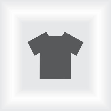 T-shirt web simge vektör.