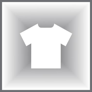 T-shirt web simge vektör.