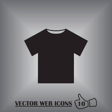 T-shirt web simge vektör.