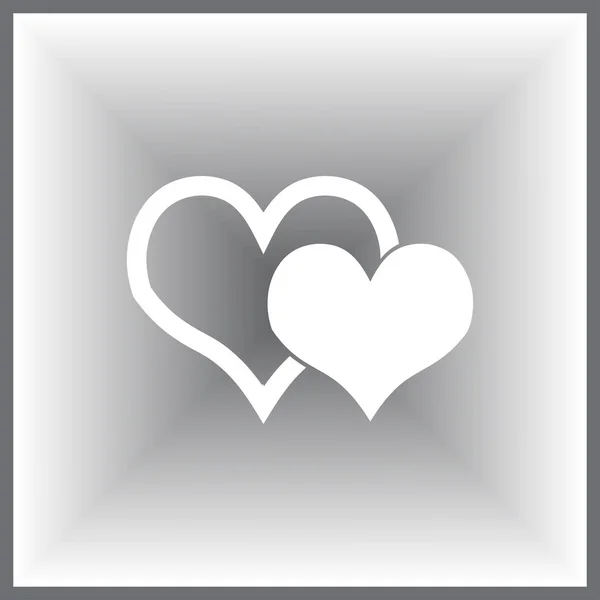 Vector de iconos del corazón. Pictograma EPS10 — Vector de stock