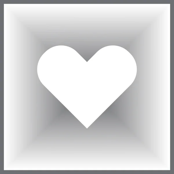 Вектор сердечной иконы. Пиктограмма EPS10 — стоковый вектор