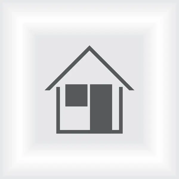 House vektör web simgesi — Stok Vektör