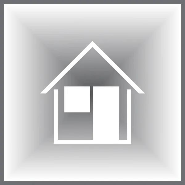 Casa vector icono web — Archivo Imágenes Vectoriales