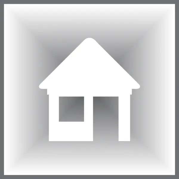 Hus vektor web icon — Stock vektor