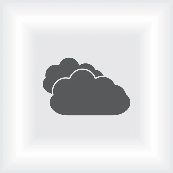 Cloud Icon vector web . — Vector de stock