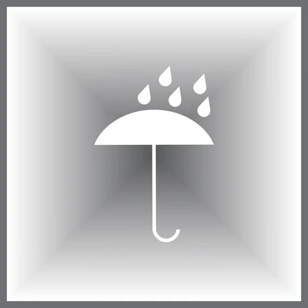 Umbrella deszcz ikona — Wektor stockowy