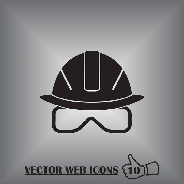 Kask simgesi. Web tasarım stili