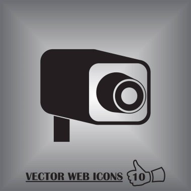 Video kamera simgesi vektörü