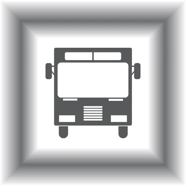 Icona web vettoriale bus — Vettoriale Stock