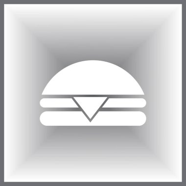 Hamburger simgesi. Web stili