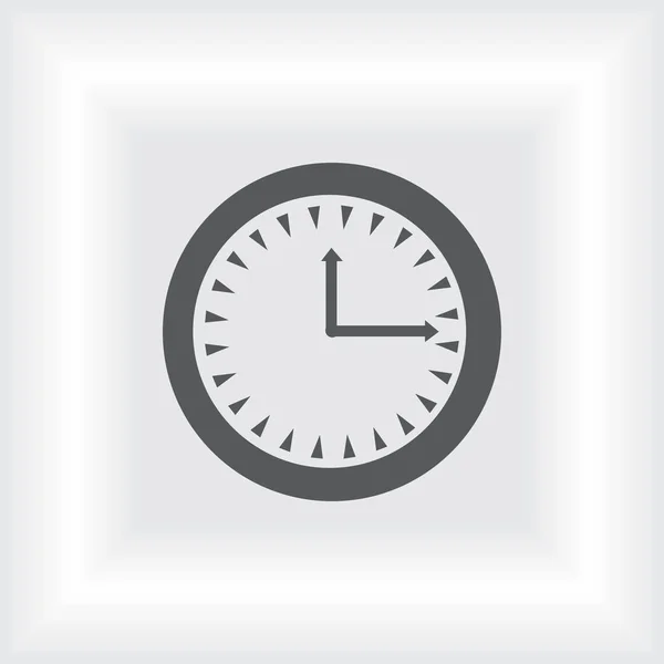 Uhr Web Icon Vektor. — Stockvektor