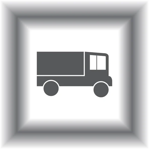 Vetor de ícone de caminhão grande . —  Vetores de Stock
