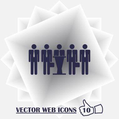 insanlar web simgesi. düz tasarım