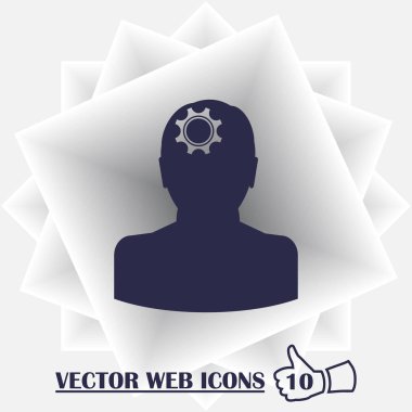 baş simgesinde dişli