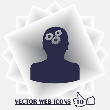 baş simgesinde dişli