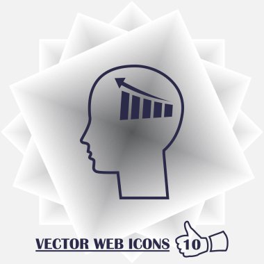 Finansal piyasa payı başarı pasta grafiği bir sembol iş adamı kutluyor.