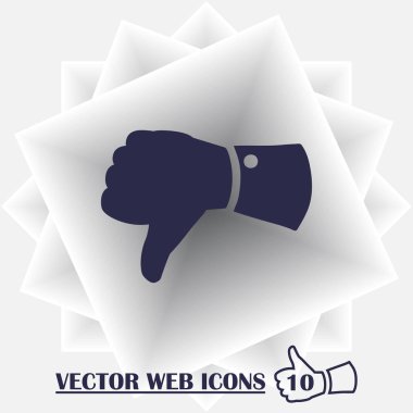 Başparmak simge vektör