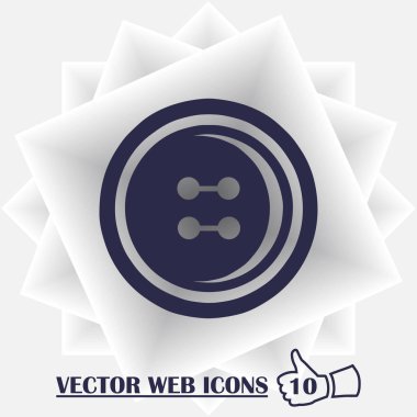 Dikiş düğme web simgesi