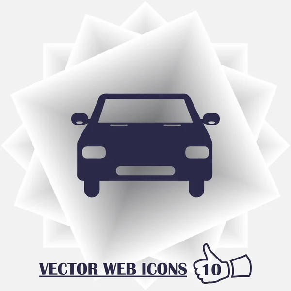 車のアイコン。web 設計スタイル — ストックベクタ