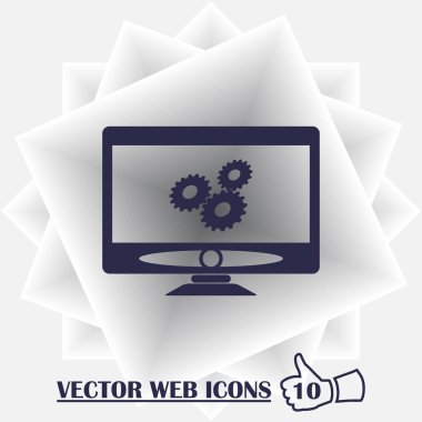 Hizmet monitör web simgesi