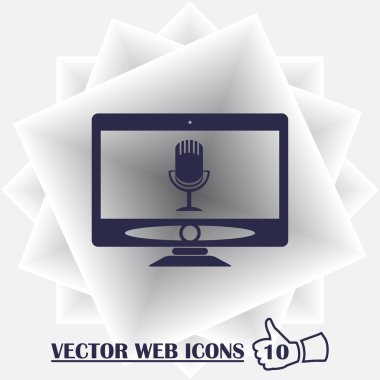 PC ekran mikrofon hoparlör