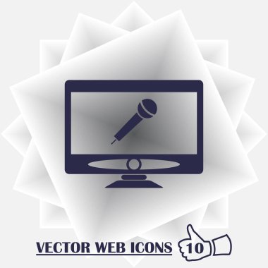 PC ekran mikrofon hoparlör