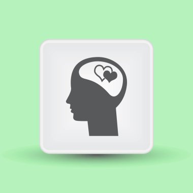 Beyin ve kalp web simgesi