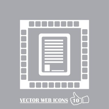 Trendy düz stilde Panosu simgesi. Web sitesi tasarımı, vektör çizim, Eps10 denetim listesi simgesi.