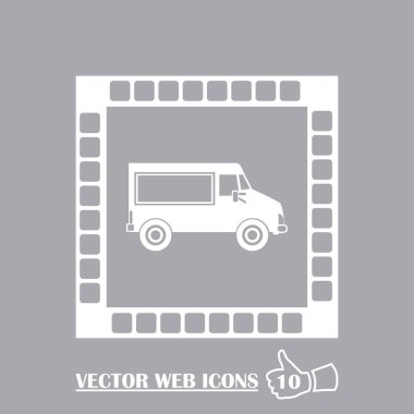 Araba simgesi web tasarım