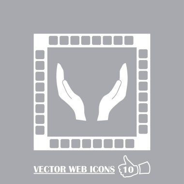 Destekleyici elleri vektör çizim