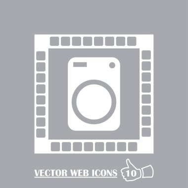 Çamaşır makinesi simgesi web tasarım