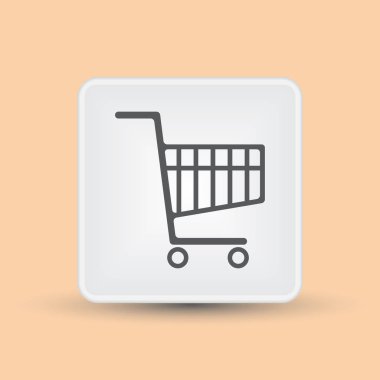 alışveriş sepeti simge vektör