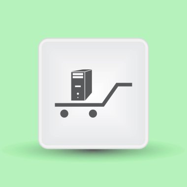 Bilgisayar web tasarım stil ikonu