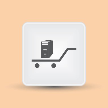 Bilgisayar web tasarım stil ikonu