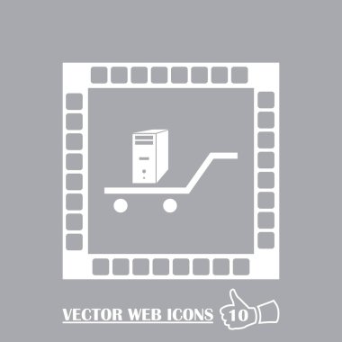 Bilgisayar web tasarım stil ikonu