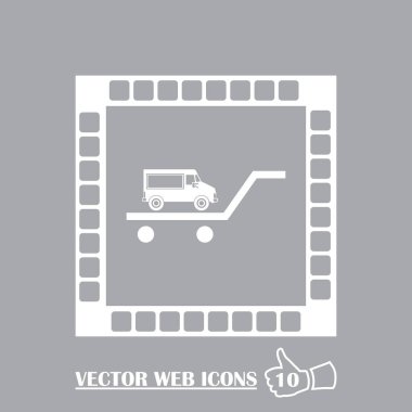 vektör araba web simgesi