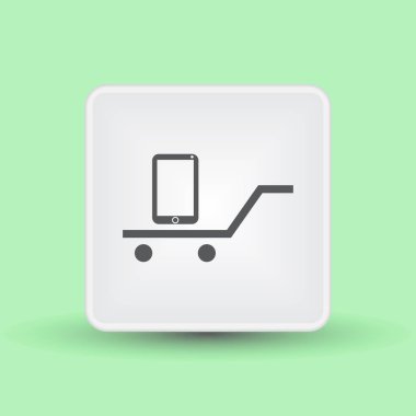 telefon vektör düz web işareti simge app kullanıcı arabirimi Sanat logo